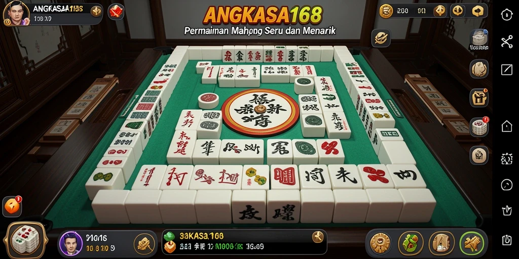 Gameplay seru ANGKASA168 dalam permainan Mahjong yang menarik.