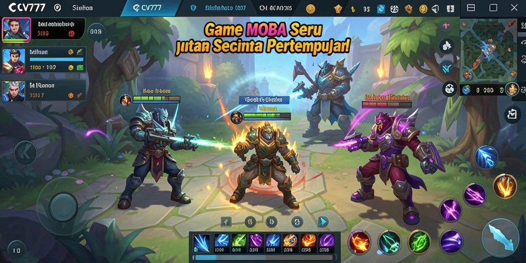 Tampilan menyeramkan dari gameplay intens di CV777.
