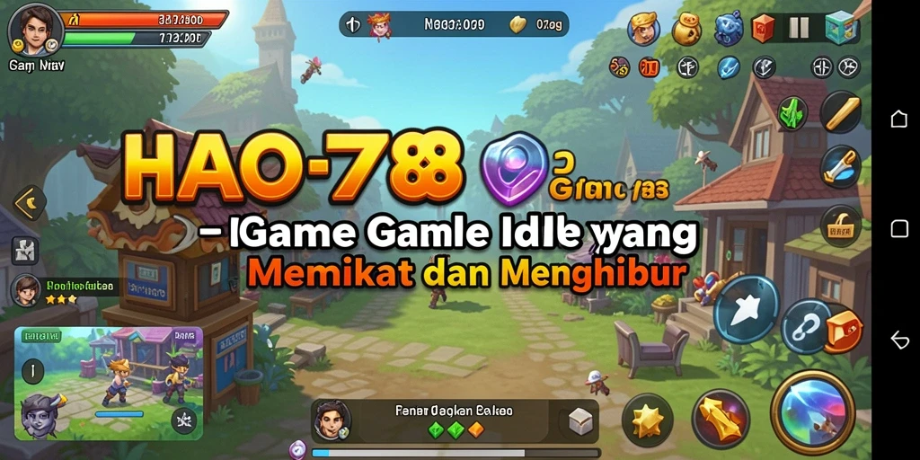 Tangkapan layar HAO788 menampilkan karakter menarik dalam gameplay Idle yang seru.