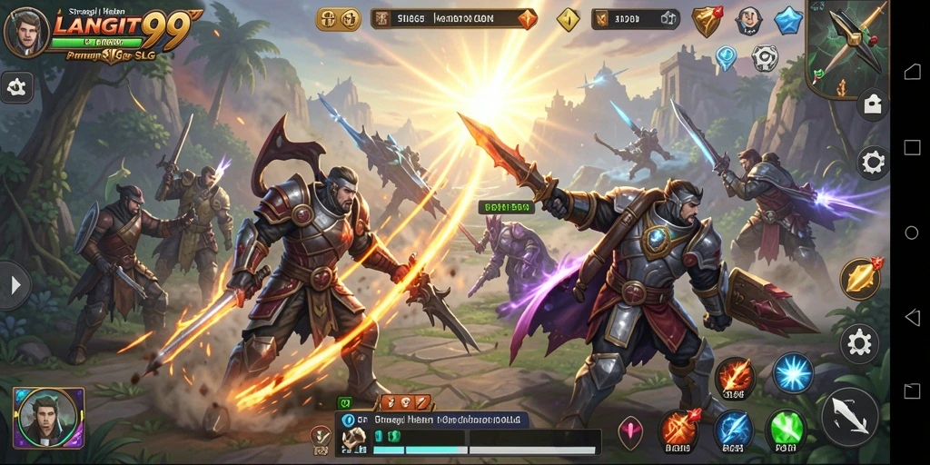 Tampilan gameplay LANGIT99 yang menawan dan mendalam.