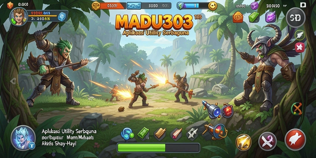 Screenshot MADU303 menampilkan tampilan sederhana dan fungsional dari aplikasi Utility.