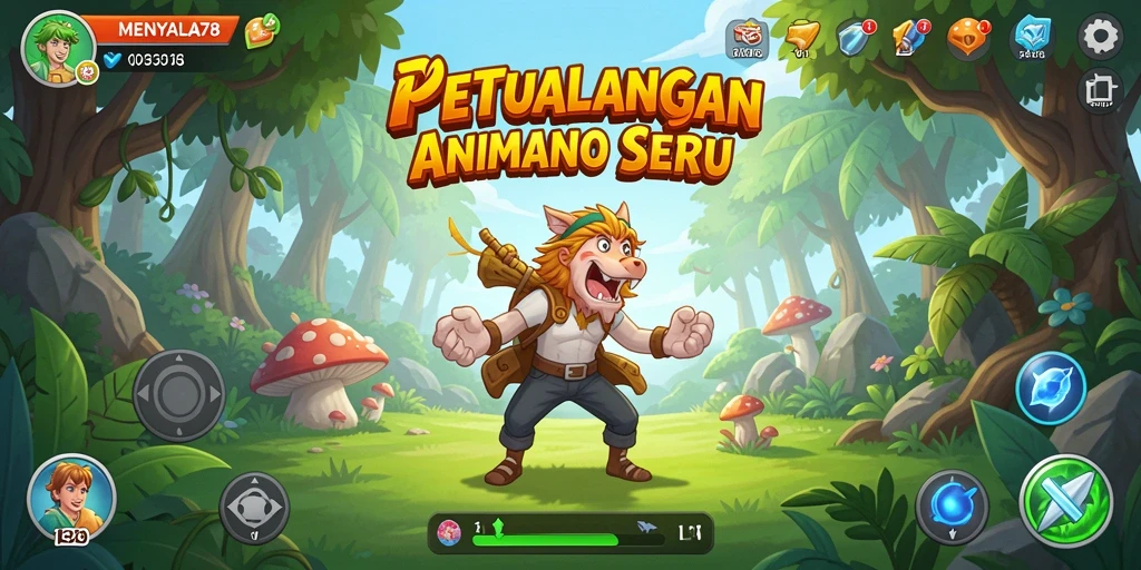 Gameplay seru dari MENYALA78 yang menampilkan karakter Anime favorit.