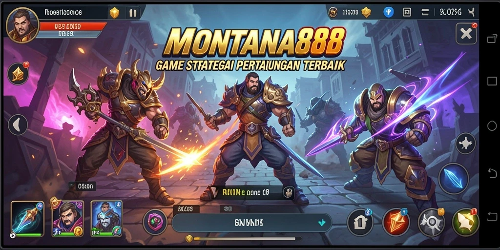 Tampilan gameplay <strong>MONTANA88</strong> yang penuh aksi dan strategi.