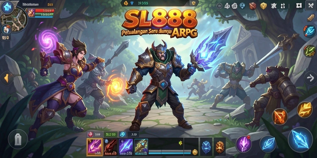Gameplay seru dalam dunia fantasi ARPG yang mendebarkan.