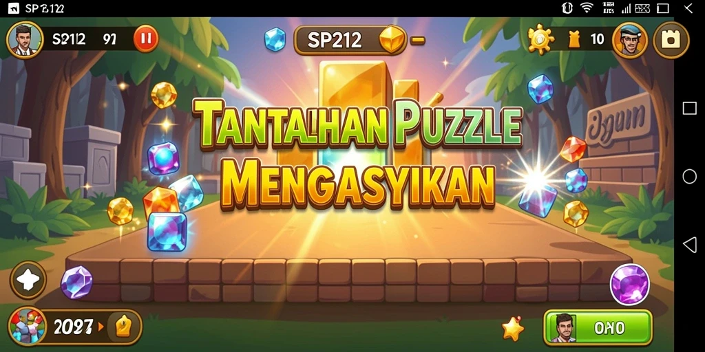 Tampilan screenshot gameplay SP212 yang penuh tantangan Puzzle.
