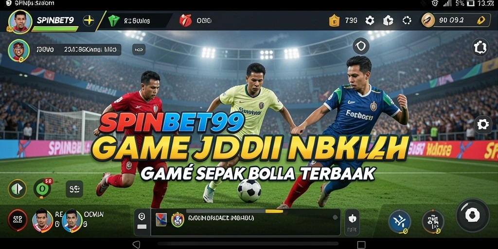 Tampilan gameplay SPINBET99 dengan taruhan sepak bola yang seru.