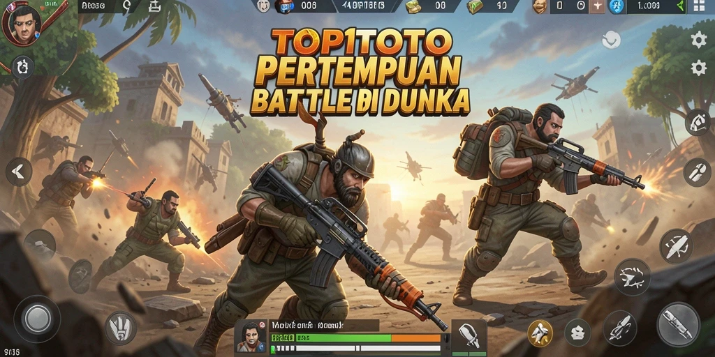 Screenshot gameplay Battle Royale yang seru di TOP1TOTO.