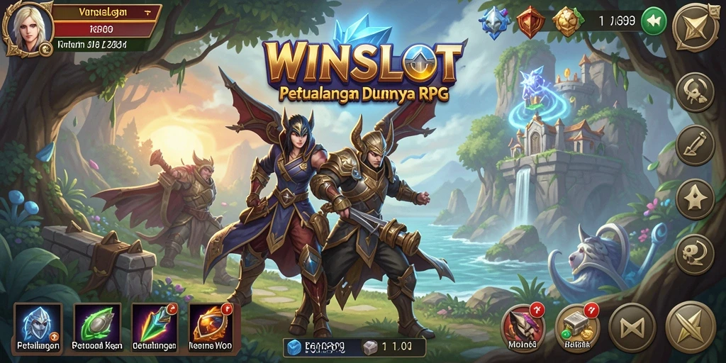 Tangkapan layar dari gameplay RPG yang mendebarkan di WINSLOT.